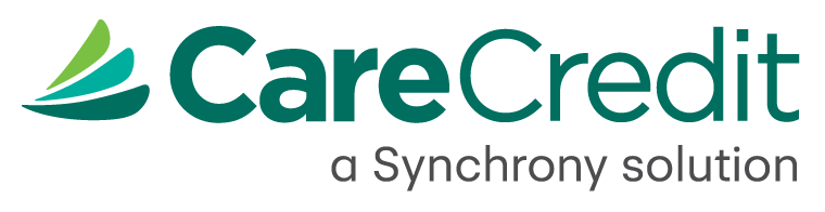 CareCredit logo, a Synchrony solution payment option for dental services